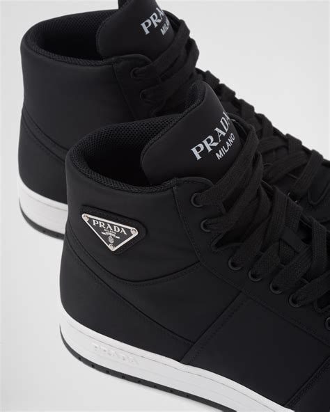 prada high tops sale|prada gabardine high top sneakers.